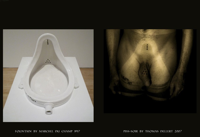 Pissoir . or Fountain  of youth